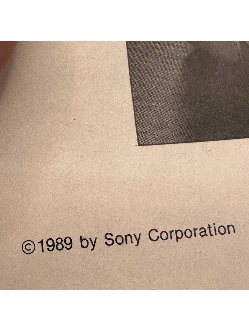 1989 SONY CCD-TR5 VCR 8 HANDYCAM OPERATING INSTRUCTIONS/MANUAL
